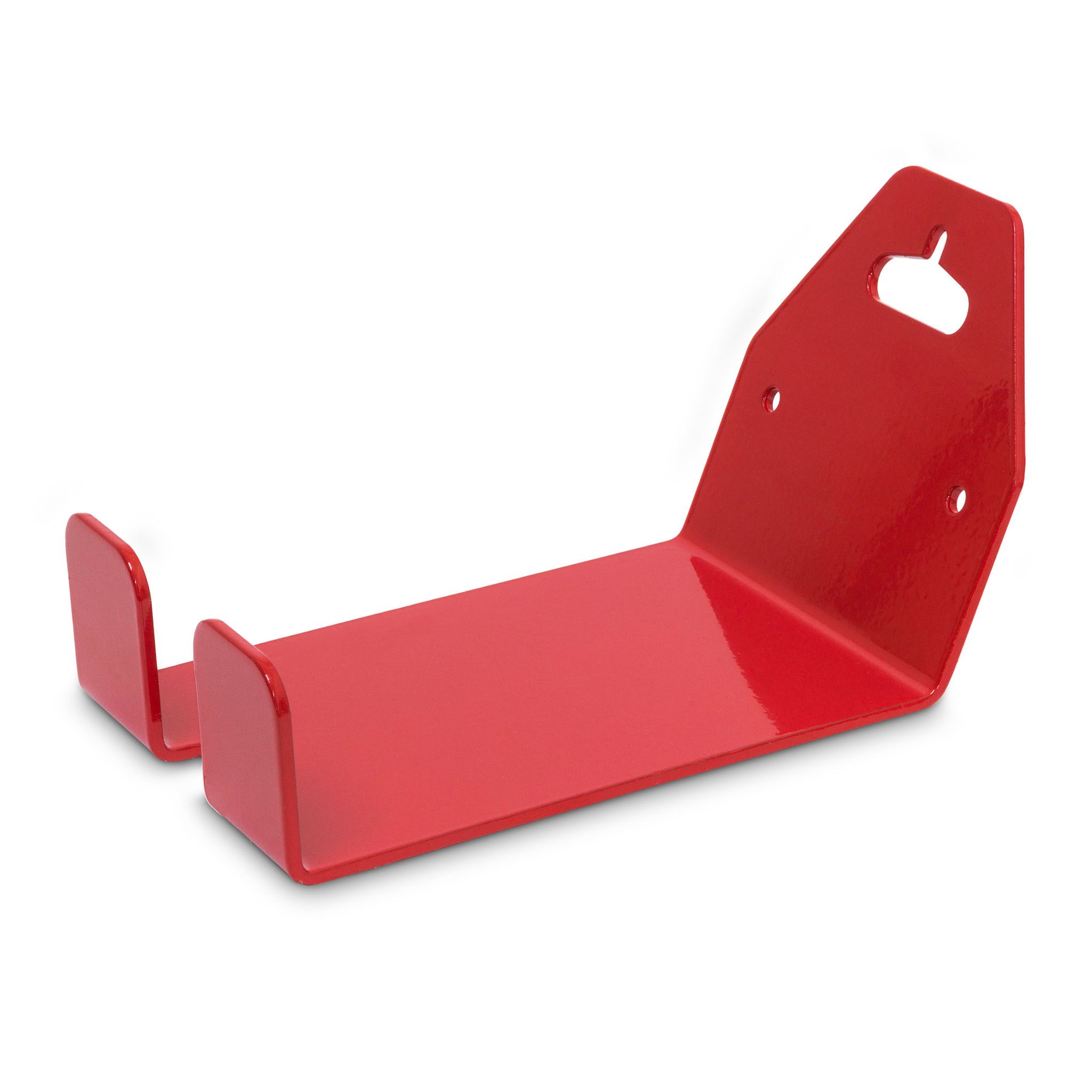 Relaxdays - Pedal To Wall Bracket For Bicycles, Metal, Wall Mounted, For Bike Wall Storage, 10 X 14.5 Cm, Red