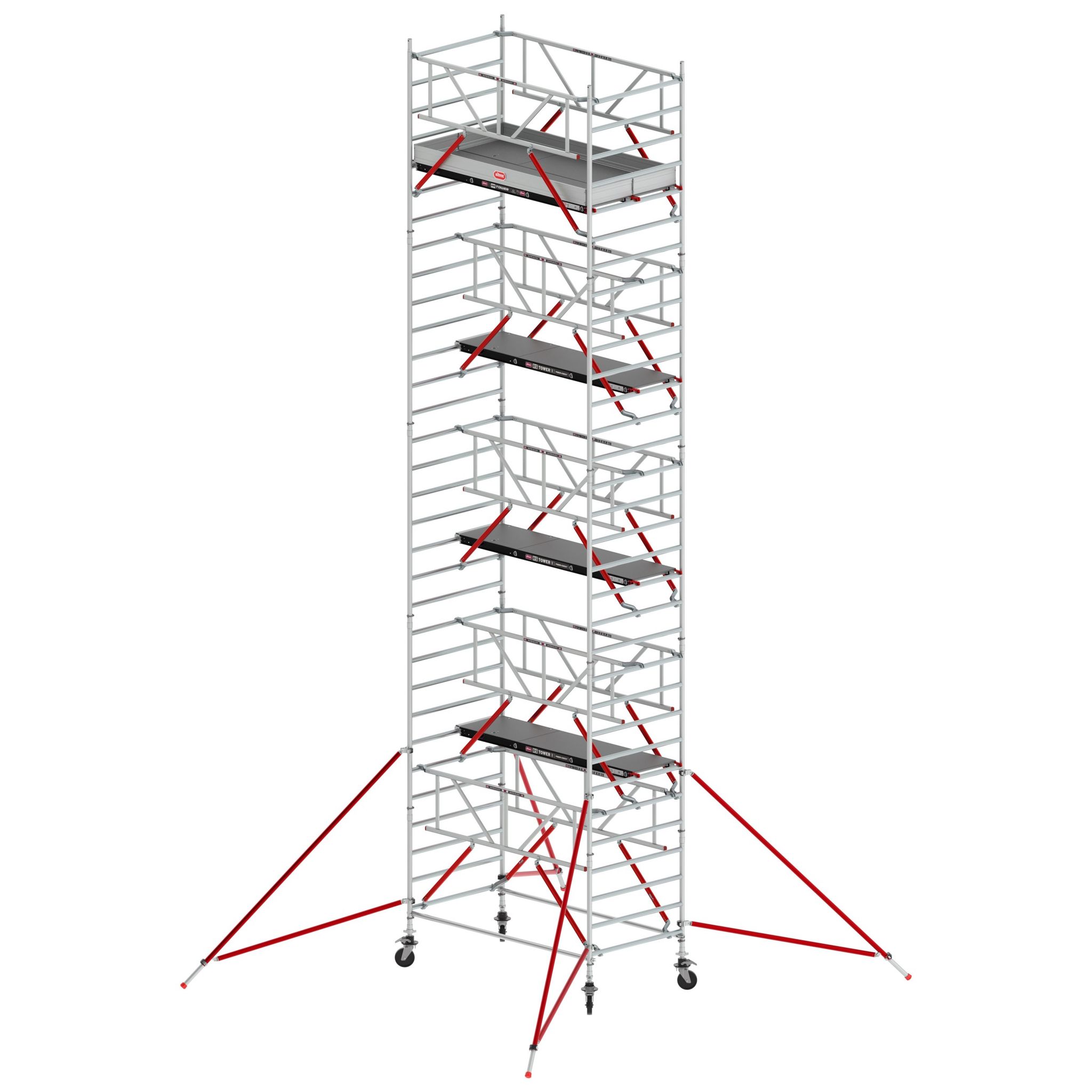 Altrex Fahrgerüst RS Tower 52-S Aluminium mit Safe-Quick und Holz-Plattform 10,20m AH 1,35x3,05m - Image 2