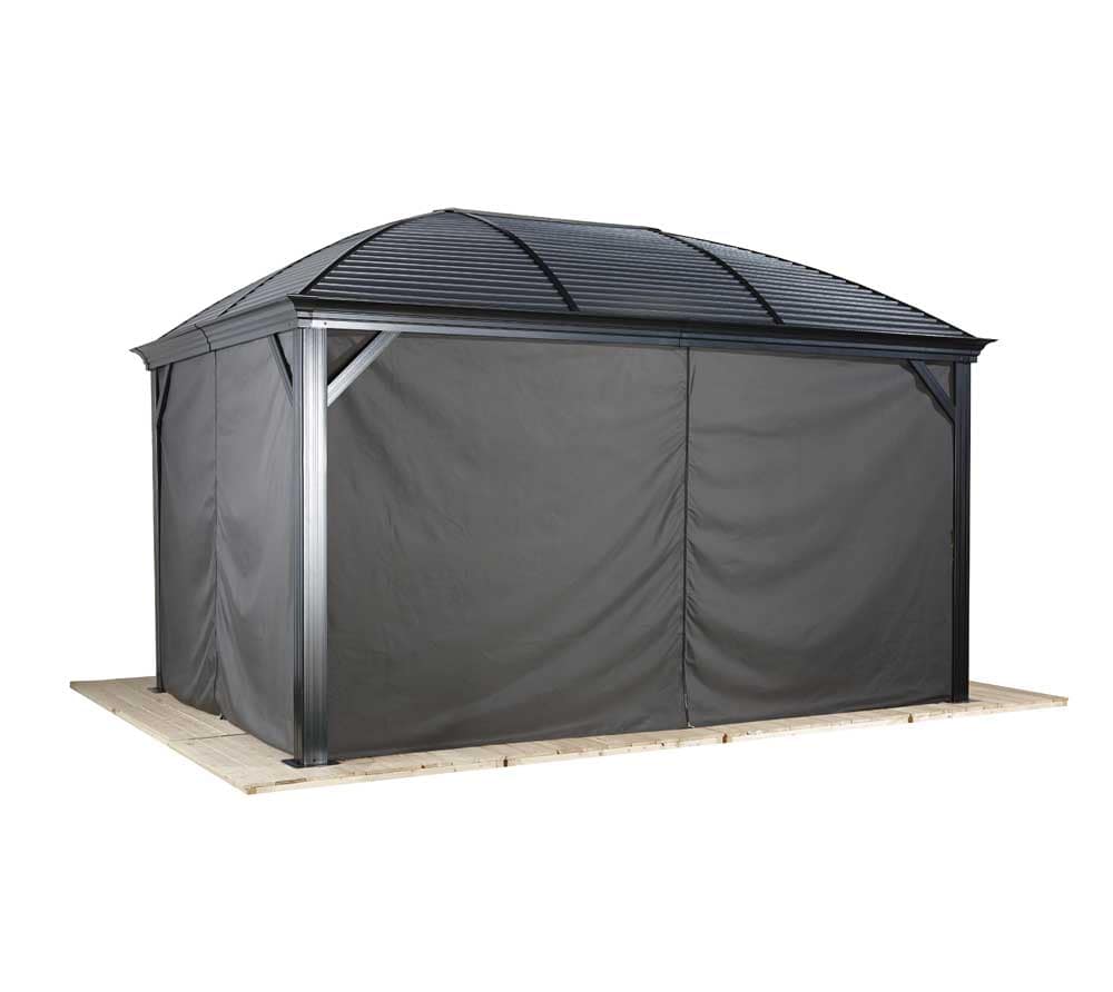 Sojag Dunkelgrau Pavillonseitenteil Grau (Dunkelgrau), Polyester, Pavillonseitenteile, Passend Für Pavillon Messina/Mykonos 10X14 - Image 3