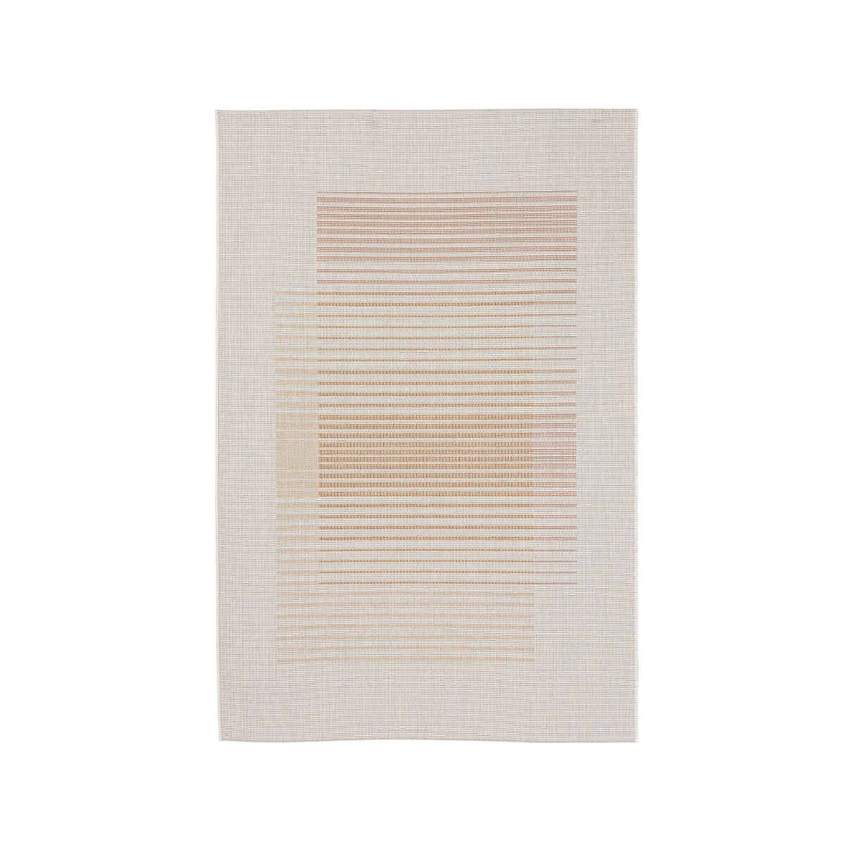 Tappeto Da Esterno Kino Fronte In 91% Polipropilene E 9% Poliestere. -beige Arancio WEBMARKETPOINT