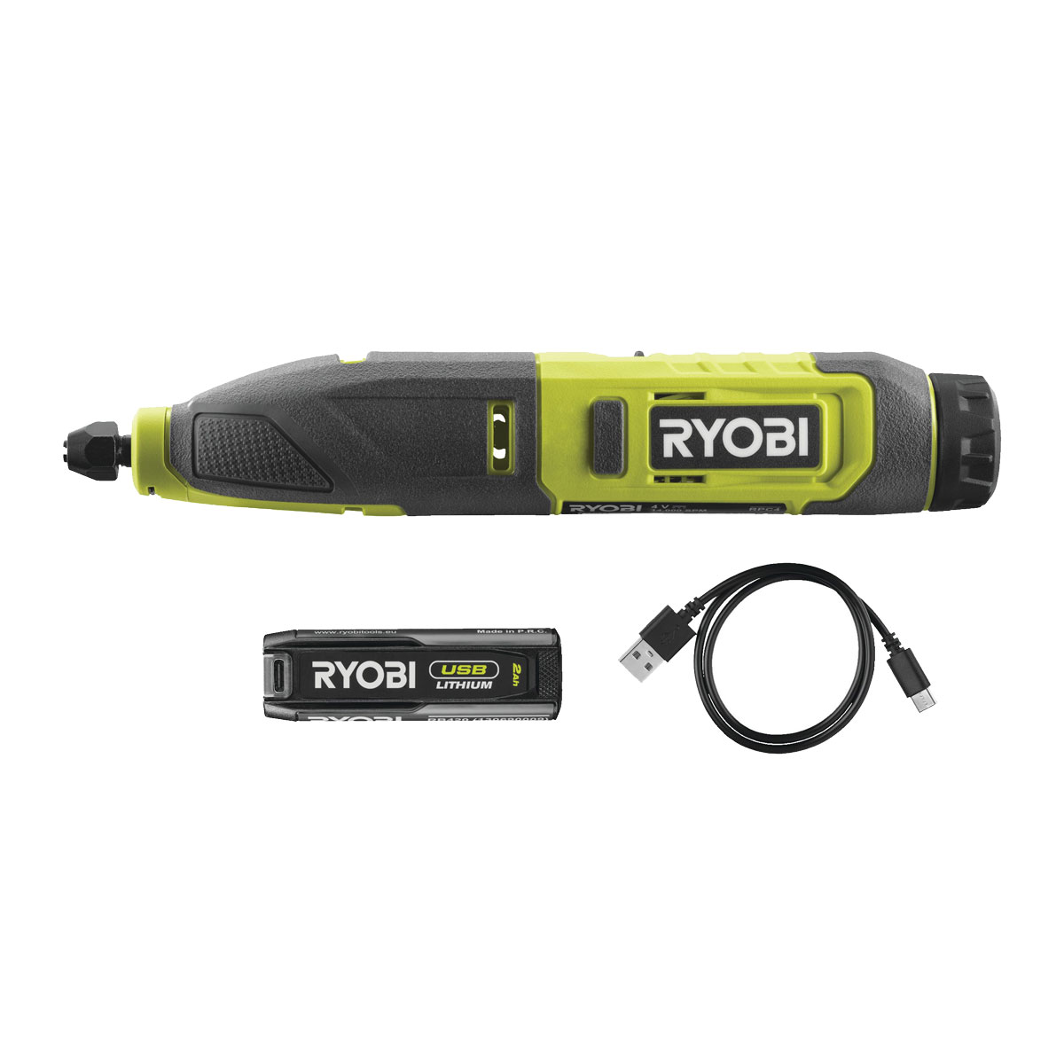 Ryobi - Rpc4-120g Schnitzwerkzeug-akku 4 V Usb Lithium 13000 C/min 1 X 2,0 Ah