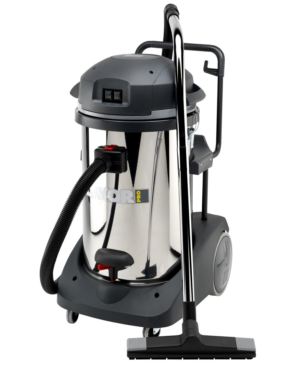 Lavor 8.213.0501 Domus Ir Aspirapolvere Industriale Secco Bagnato 78 L 2400 W 108 L-s 74 Db Colore Alluminio Nero
