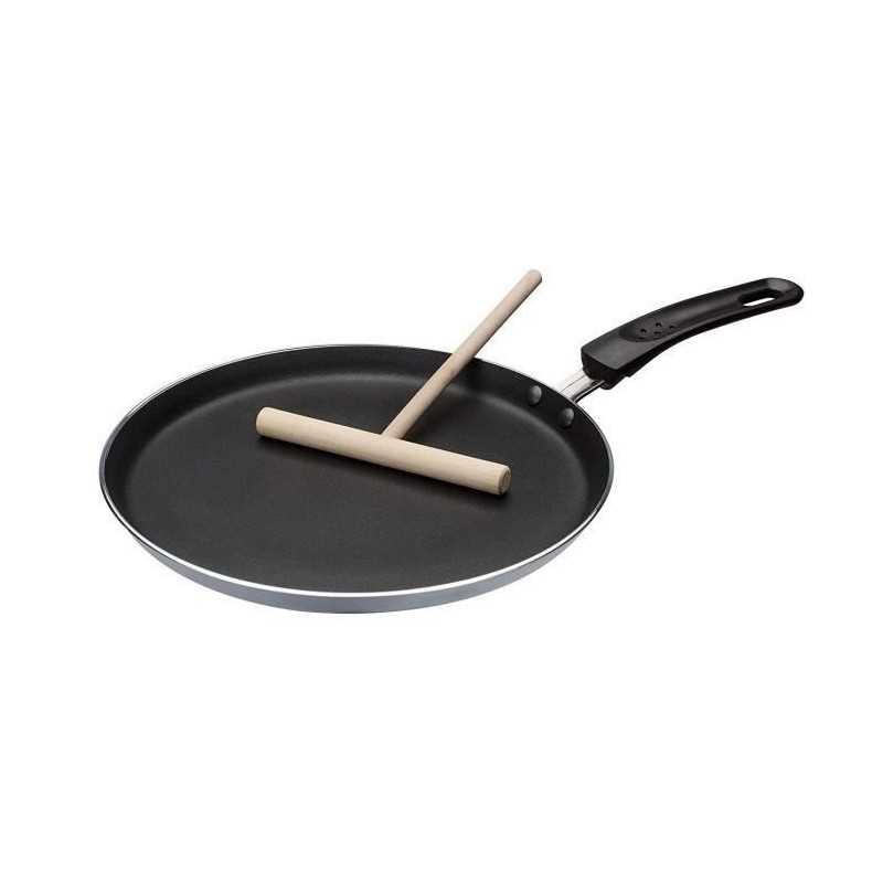GSW Induktion Crepe-Pfanne mit Holzteigverteiler Ø 26 cm NEU - Image 3