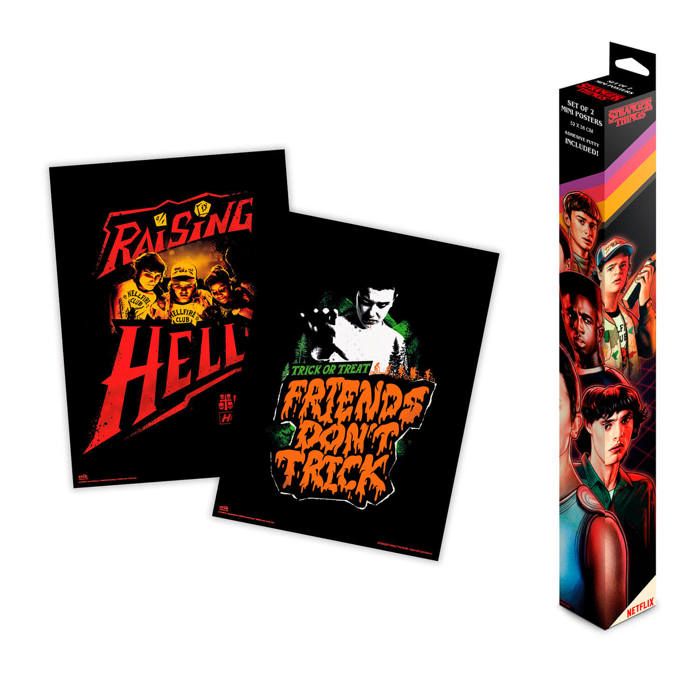 Erik Unisex Multicolore Poster Stranger Things (X2) - Image 3