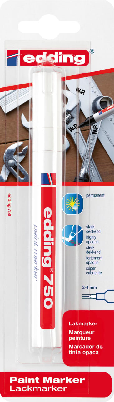 Edding Weiß 750 Paint Marker Pinsel & Stifte - Image 3