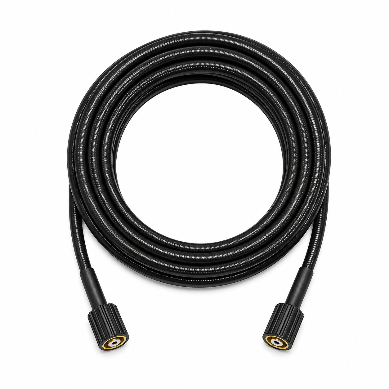 Mecafer Tuyau Renforce Pour Nettoyeur Haute Pression 243760 200 Bar Longueur 12 M Poids 2.28 Kg Coloris Noir Corps En Caoutchouc Raccord M22 Femelle — photo de l’offre ManoMano