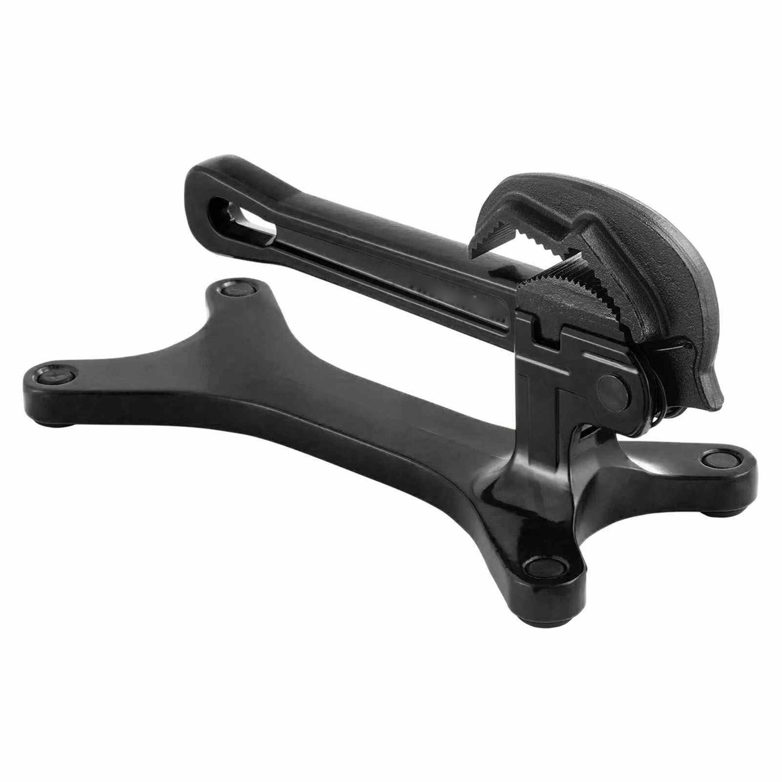 Étau de tuyau portable à auto-verrouillage, mâchoires dentelées, alliage d'aluminium, 1/8 à 1-1/2 pouce