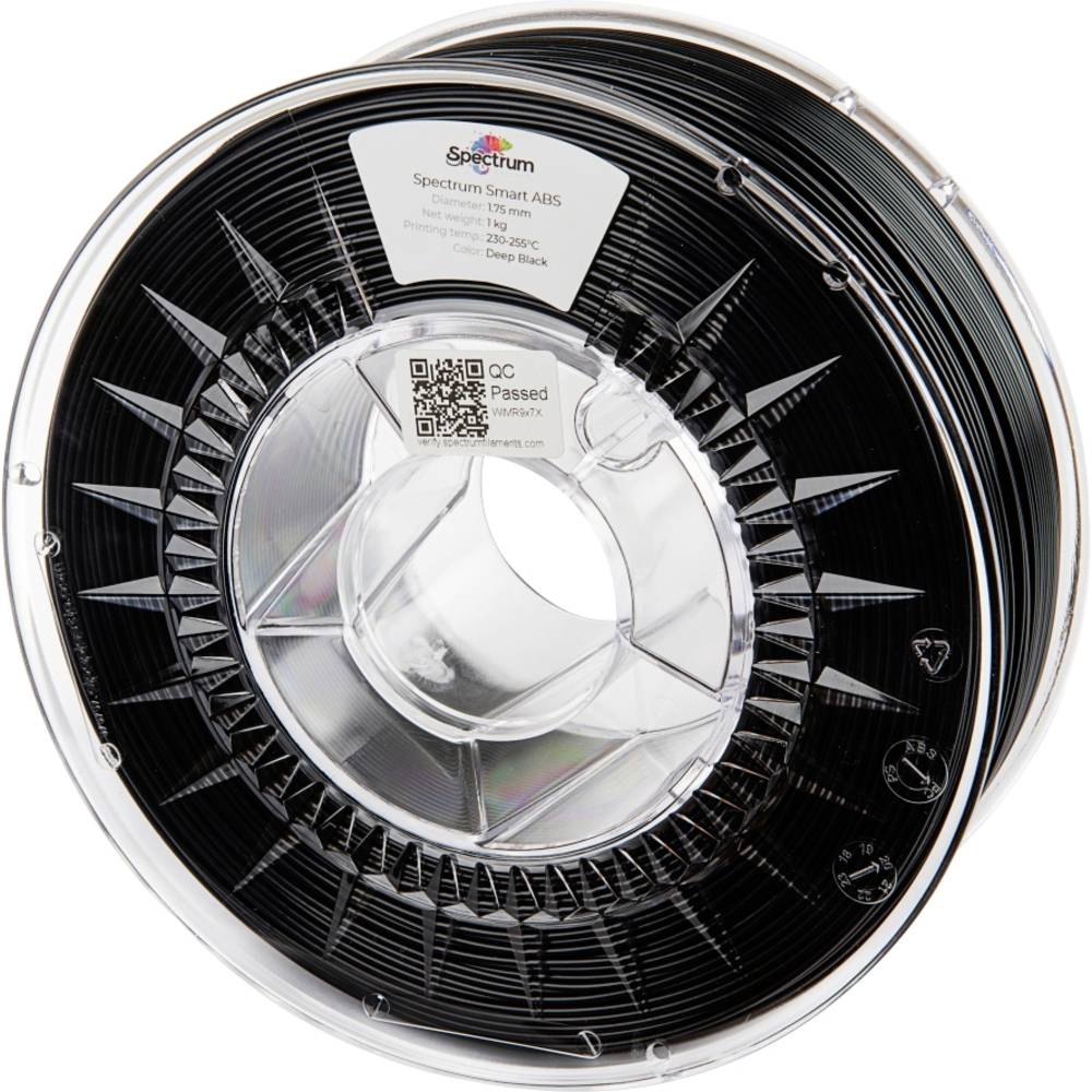 Spectrum 3D Filament / Smart ABS / Deep Black / ? 1.75 mm / 1 kg