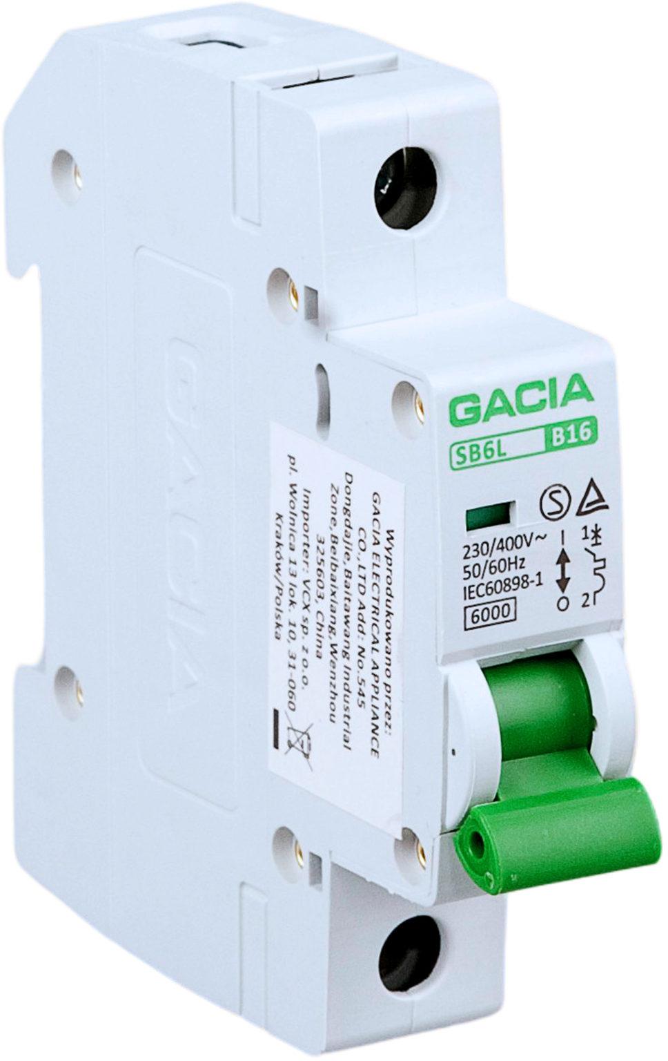 Leitungsschutzschalter B10A 1-Polig 6kA Sicherungsautomat LS-Schalter GACIA 9629 - Bild 6