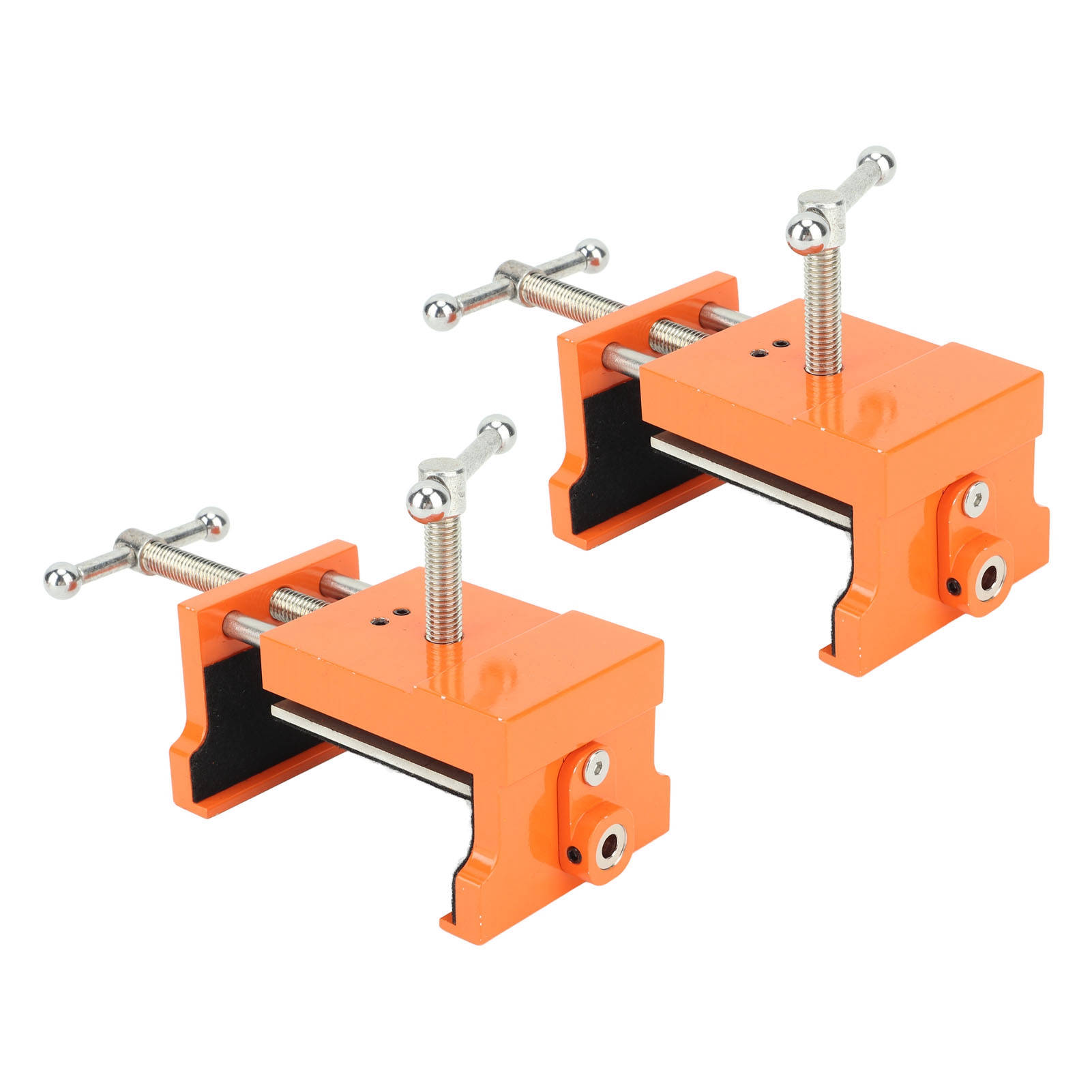 Serre-joint pour cadres de façade, alliage d'aluminium et acier, griffes d'installation, lot de 2