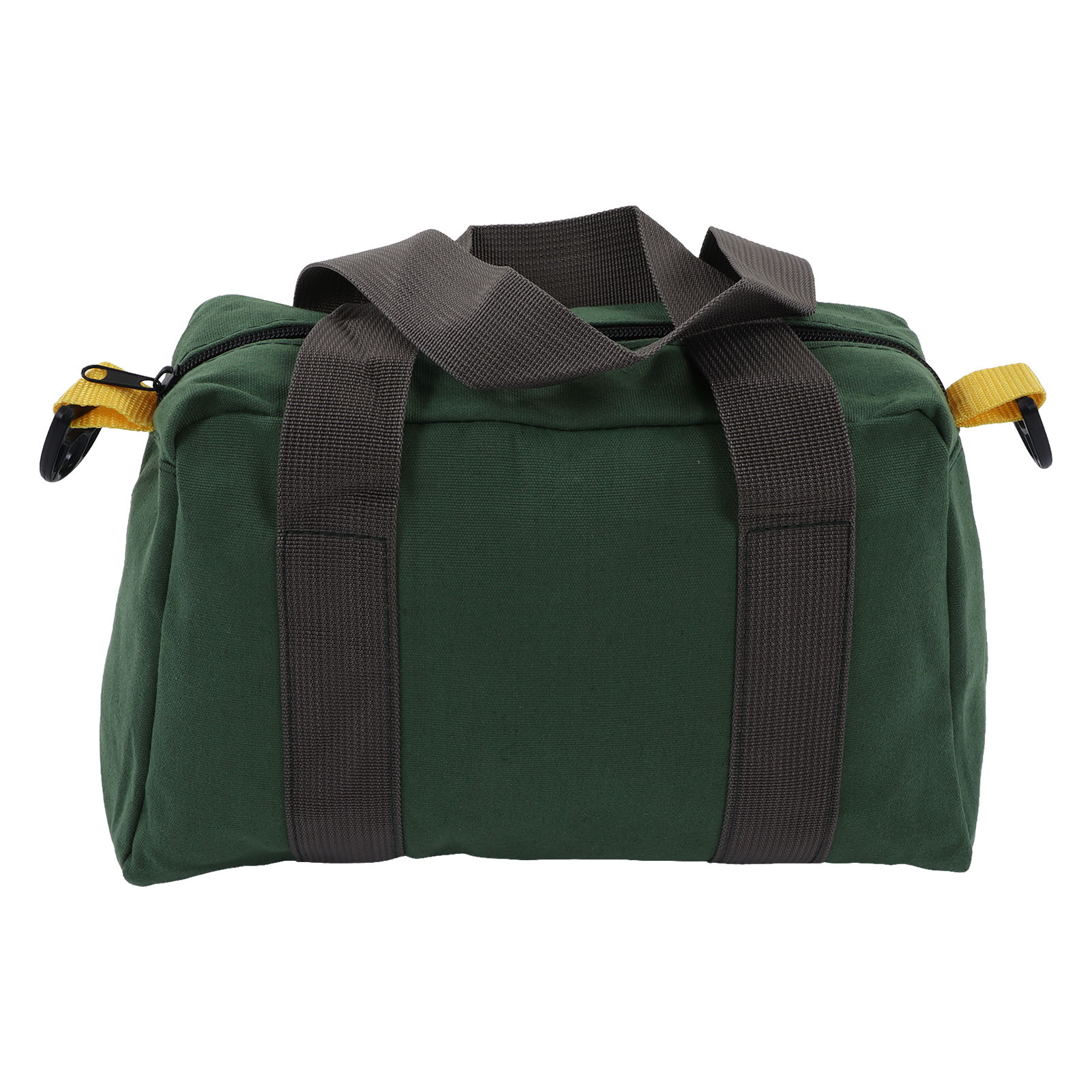 Sac à outils large ouverture en toile imperméable, 36 cm, haute capacité, poches latérales