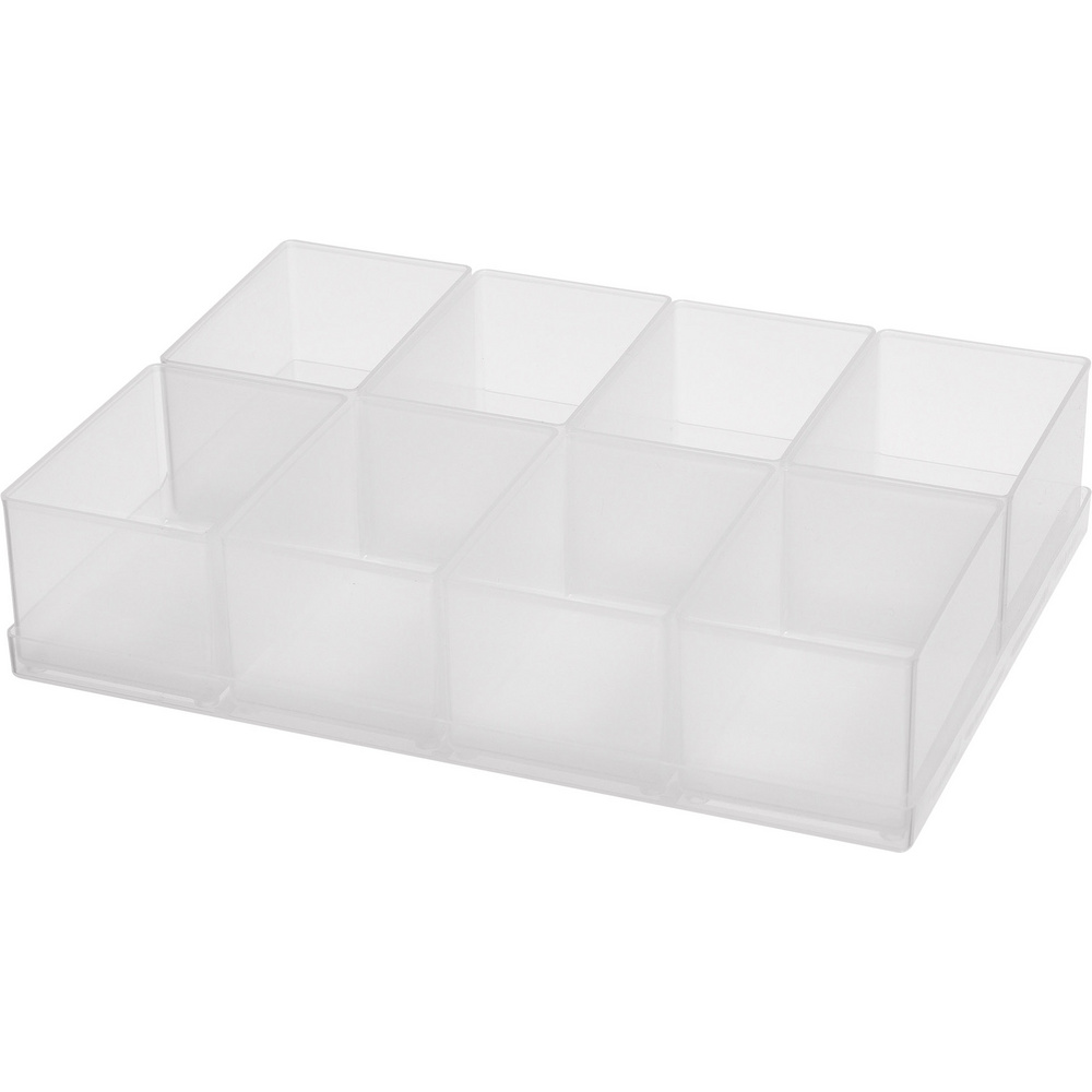 raaco Einsatz 55 8xA8-1, Teiler-Set, Transparent, Polypropylen (PP), 220 mm, 160 mm, 47,2 mm - Bild 4