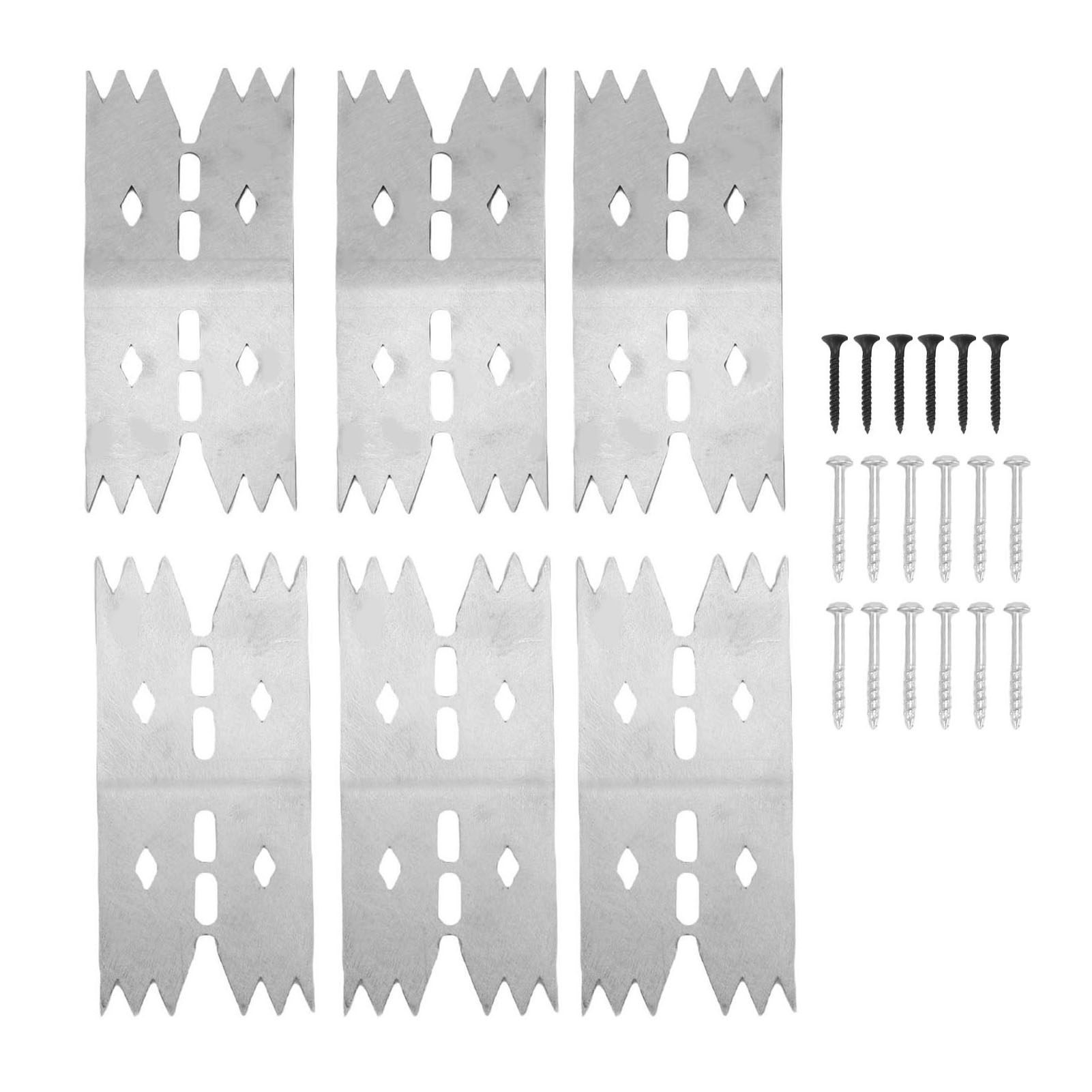Serre-joint de positionnement en acier inoxydable pour planches de bois, mâchoires à dents pointues