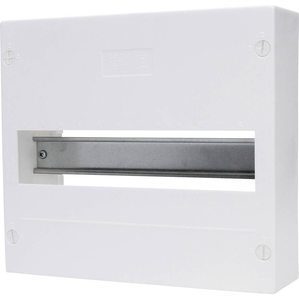 KOPP Aufputz-Verteilerkasten N12A, IP40, 63A, 400VAC, ohne Tür, 1-reihig