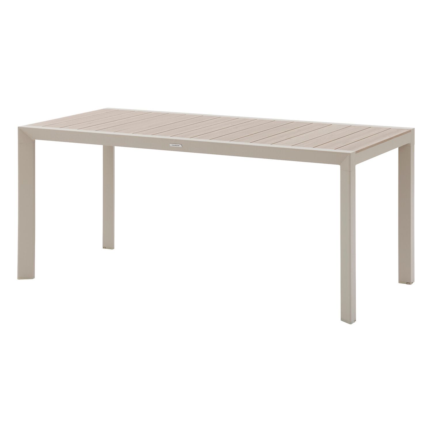 Hesperide – Table De Jardin Rectangulaire Effet Bois Lin 6 Places En