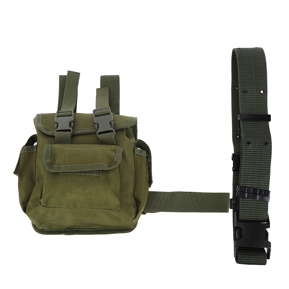 Sac de cuisse en nylon, réglable à épaule ou ceinture, 25 x 20 x 8 cm, 1 pièce