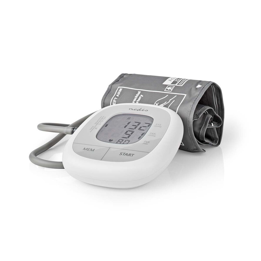 Nedis Weiss Blutdruckmessgerät Hcbl400wt Automatisch Für Oberarm Weiß - Image 2