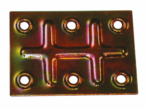 Piastra Giunzione 6 Fori Mm.70x50 Acc.zi