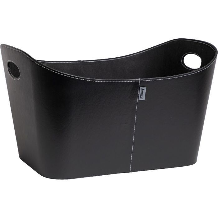 ADURO Holzkorb »Baseline«, Ø: 45cm, schwarz, Kunstleder - Image 4