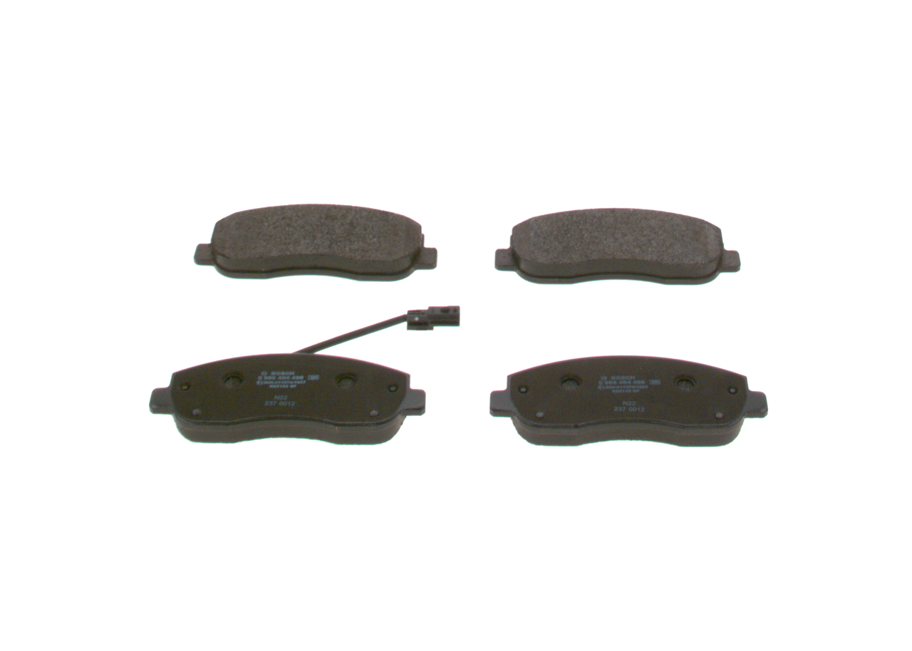 BOSCH Brake pad set OPEL,RENAULT,NISSAN 0 986 494 498 BP1417,E190R0110761957,4419950 93167551,95522278,4419950,93167551,95522278,4106000Q0L,4106000Q1E