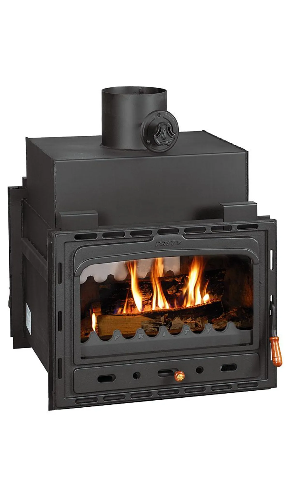 Inserto Camino Prity 2c  16 Kw  Stufa A Legna  Rendimento A+  Canna Fumaria �200 Mm PRITY