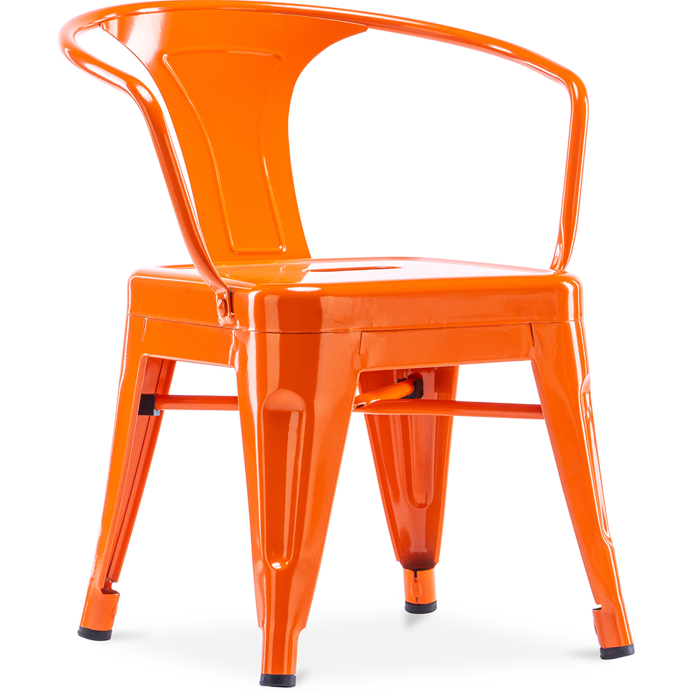 Chaise Enfant Avec Accoudoirs - Chaise Enfant Design Industriel - Acier