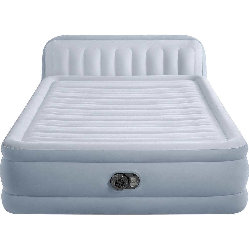 Intex – Matelas Gonflable 64450nd 152 X 236 X 86 Cm – Technologie Fiber-tech – Capacité 272 Kg – Avec Pompe Électrique Intégrée