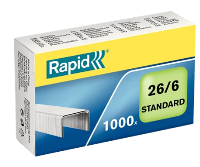 Rapid Mehrfarbig - 24861300 Heftklammer-Paket Of Heftklammern 1000 Heftklammern - Bild 8