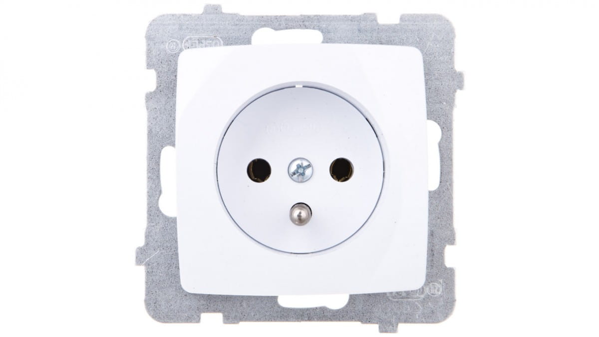 Oem Weiß Karo Einzelsteckdose Mit/Ohne Gp-1Sz/M/00