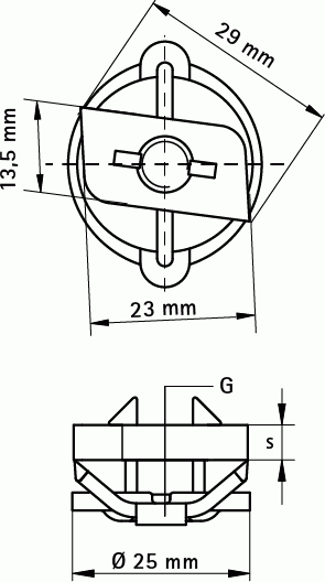 BIS RapidRail Schiebemutter für Schienenprofil WM0, 1, 15, 2, 30, M8 - Image 5