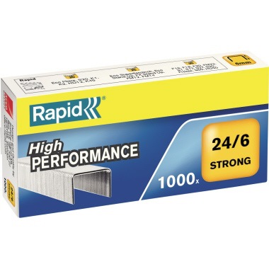 RAPID Heftklammern 24/6mm Strong verzinkt 1000 Stück - Bild 6