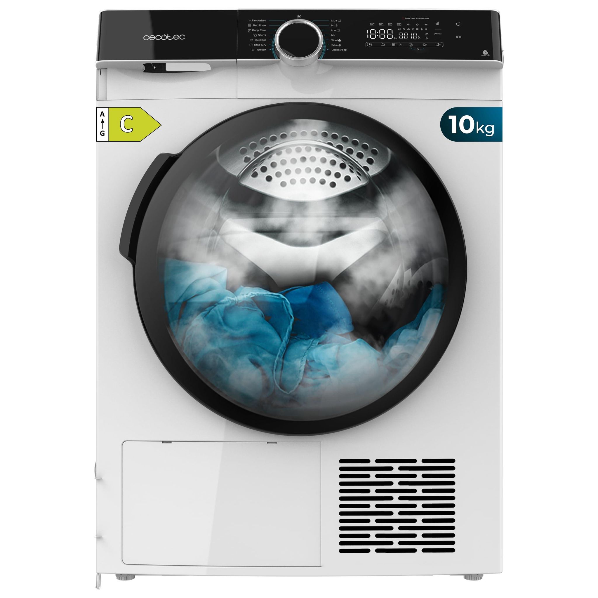 Cecotec Wäschetrockner Bolero Dresscode Dry 10 Kg Weiß 1000 W - Bild 2