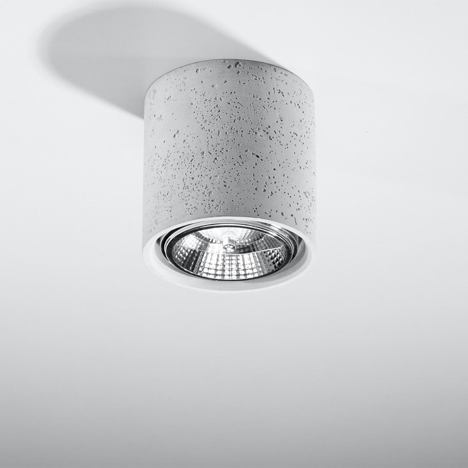 Sollux Lighting Grau Deckenleuchte Aus Beton Cullo - Bild 2