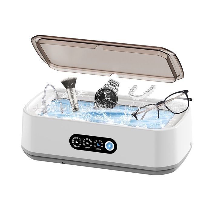 Nettoyeur à ultrasons 650 ml, cuve inox, 49 000 Hz, 3 réglages de minuterie