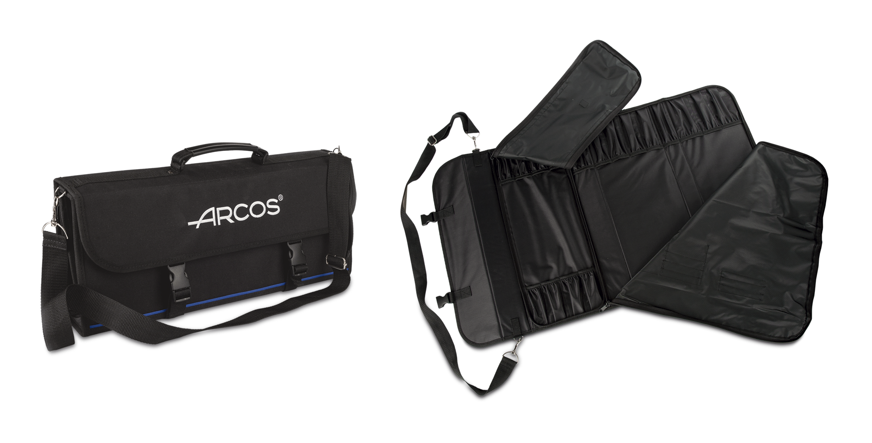 Arcos Mehrfarbig Messertasche 691400 100% Polyester 17 Stück 520 X 920 Mm Im Karton