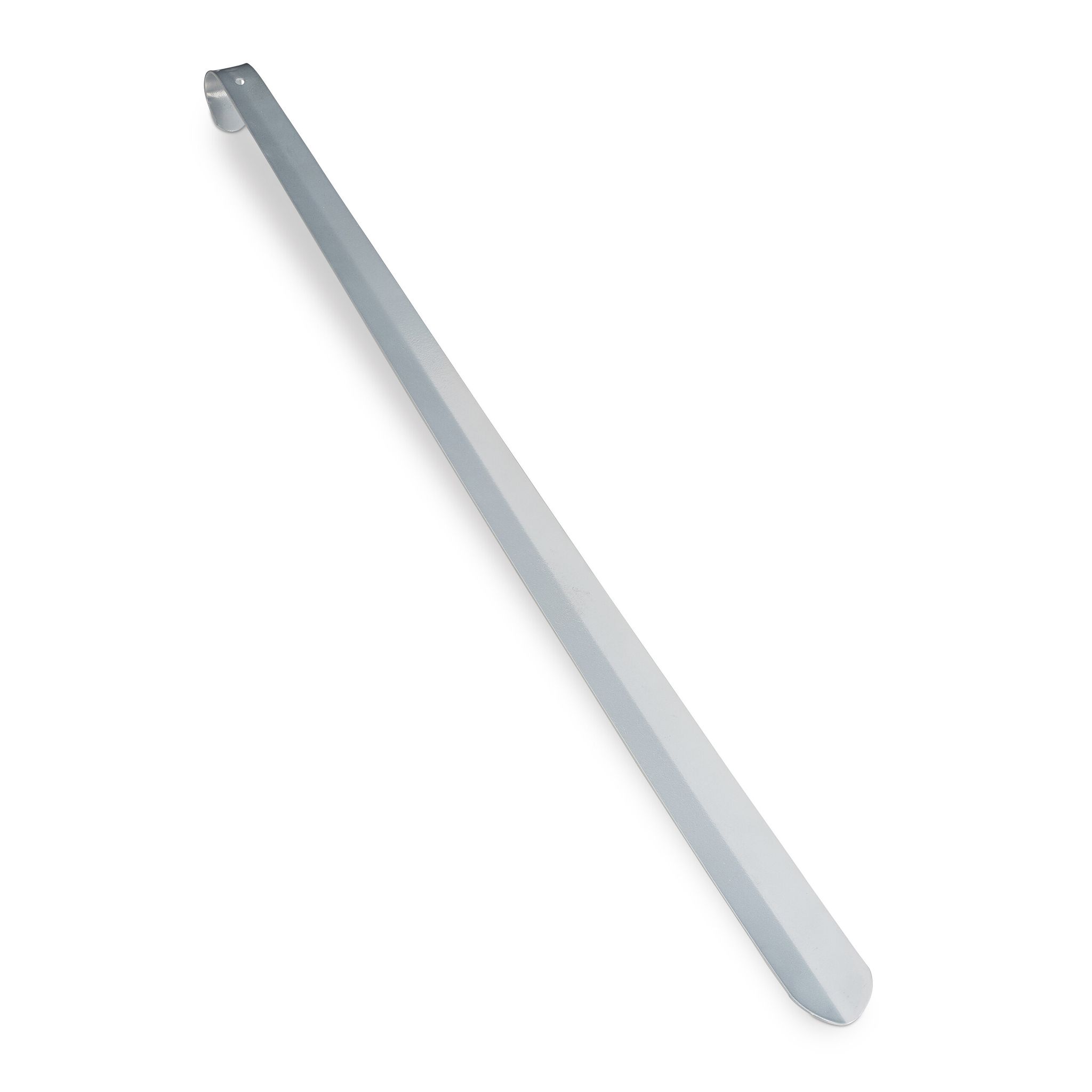 Relaxdays 2 X Shoe Horn, Extra Big & Stable Shoe Spoon, No Bending Down, Hangable, Metal, 70 Cm, Silver