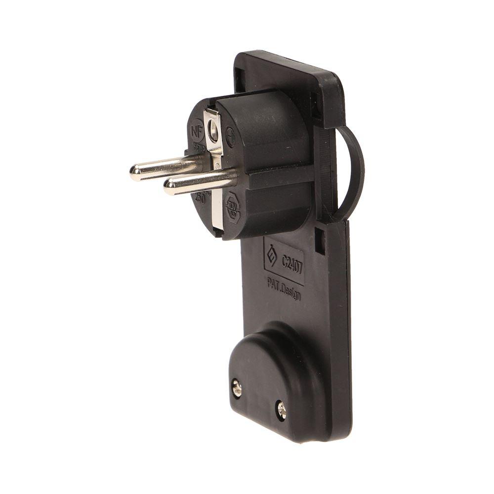 Schwarz Flachstecker Or-Ae-1311/B 230V - Bild 4