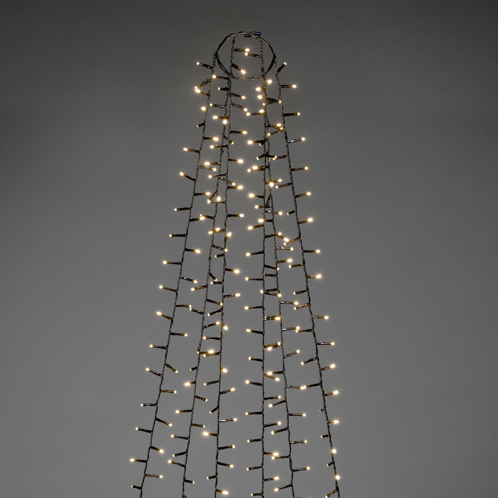 Konstsmide Weihnachtsbeleuchtung Micro LED Baummantel 1080 warmweiß Dioden - Bild 3