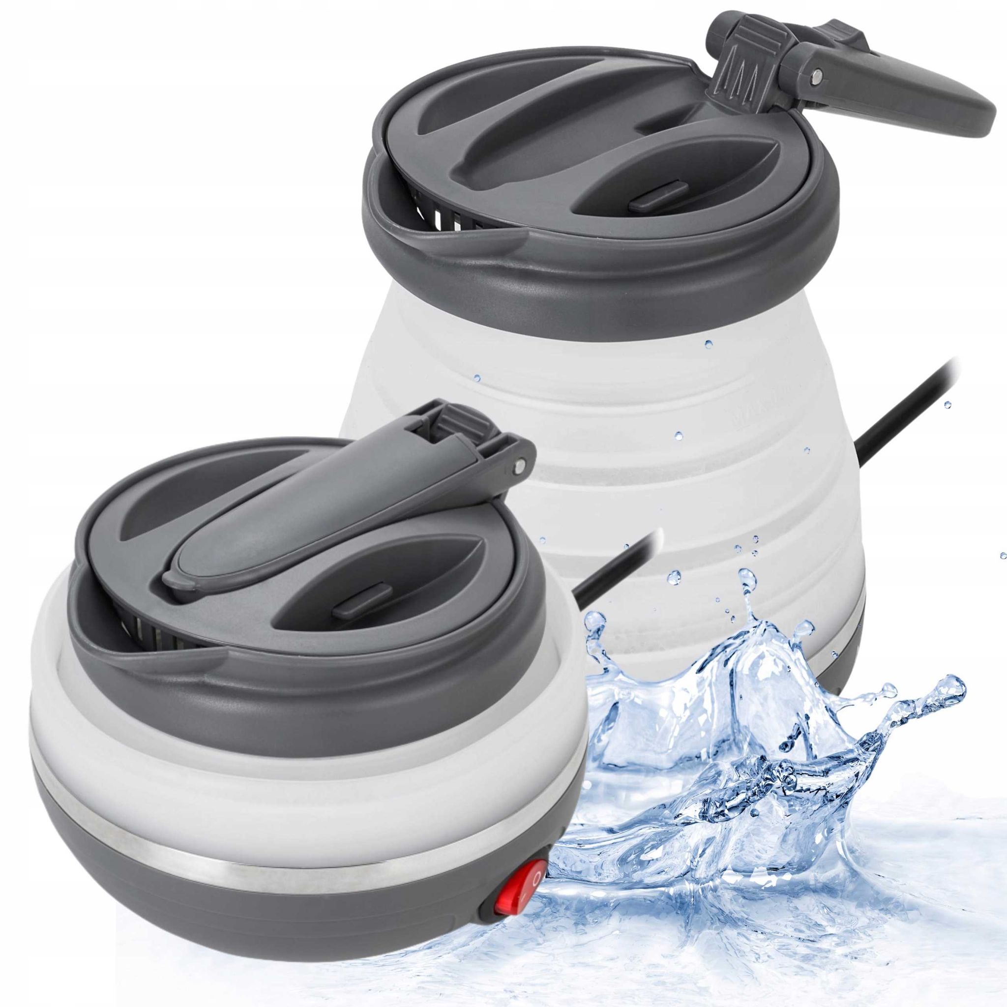 Adler Weiß Ad1279 Klappbarer Elektrischer Wasserkocher, 0,6L, 750W, Bpa-Frei, 750 W, 0,6 Liter, 0 Dezibel, Kunststoff, /Dunkelgrau - Bild 4