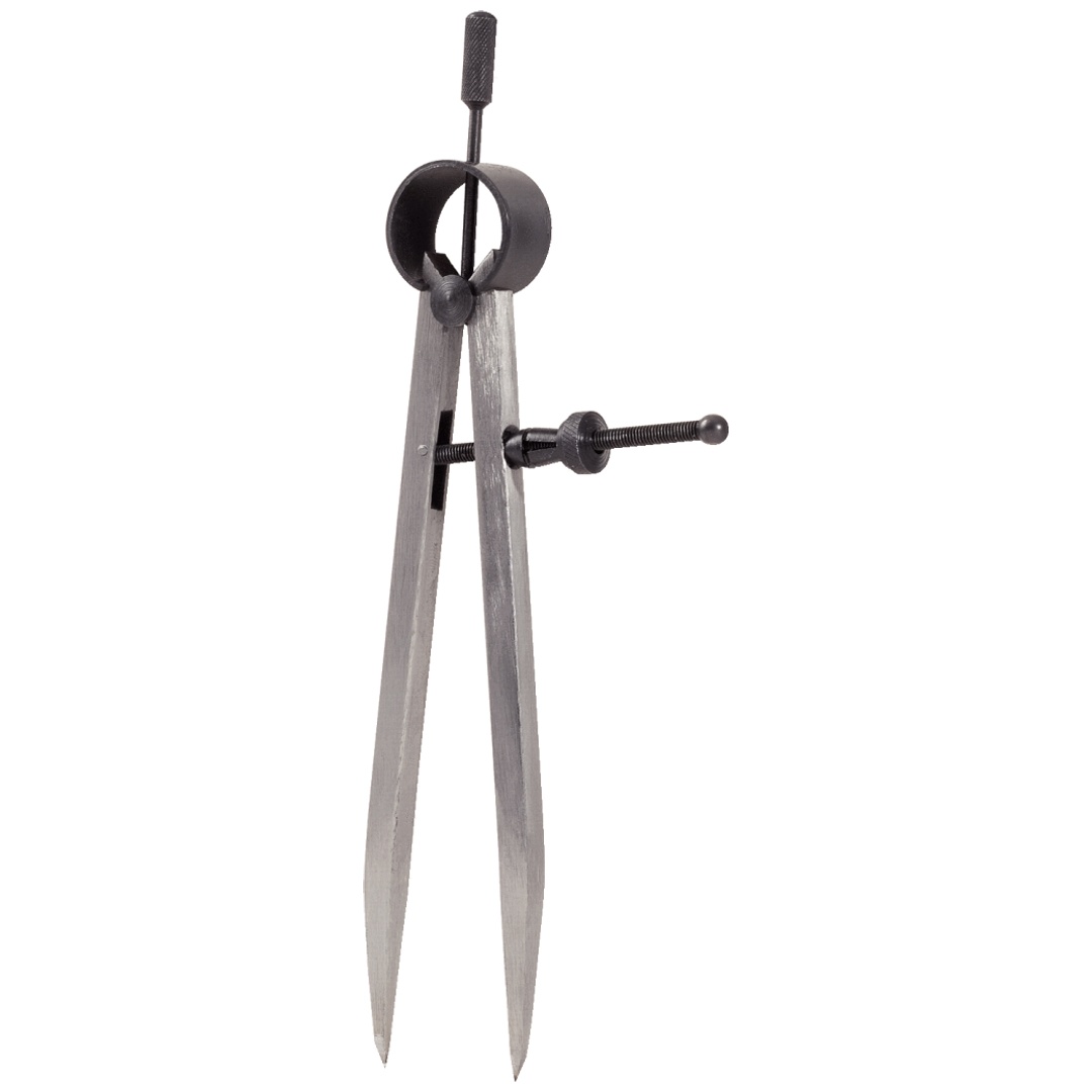 Ks Tools Schwarz Präzisions-Feder-Spitzzirkel, 280Mm