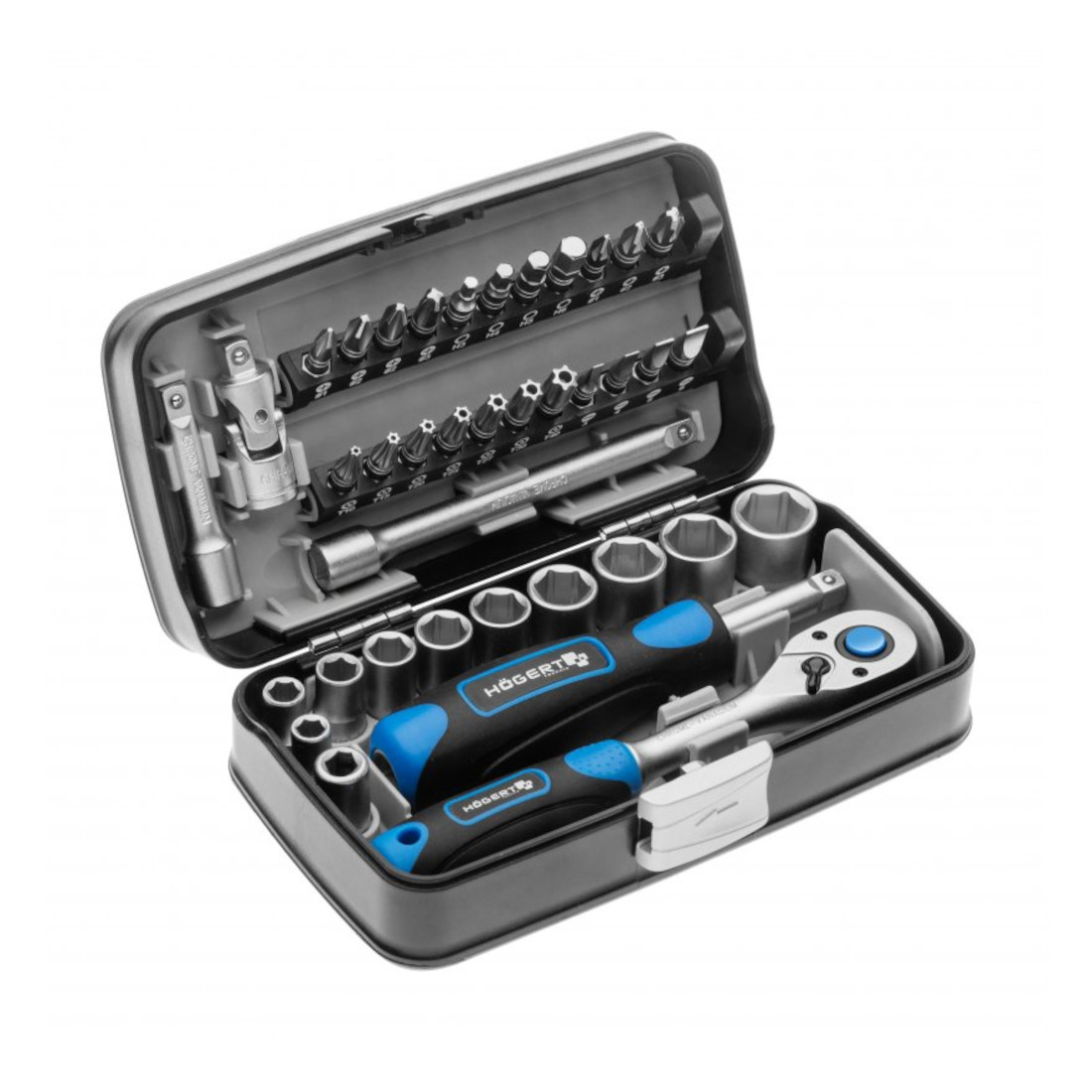 Oem Mehrfarbig Högert 38-Tlg. Mini Ratschen-Set Aus Crv-Stahl 1/4"