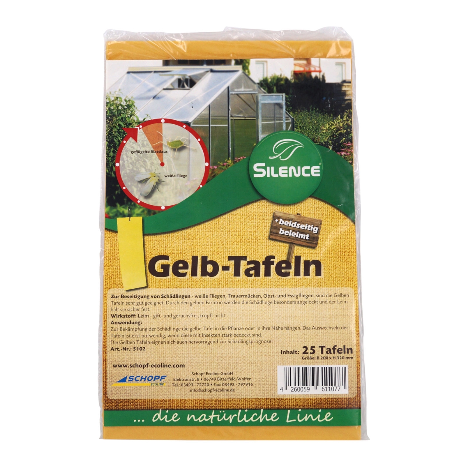 Silence Gelbtafeln groß 6 St - Bild 2
