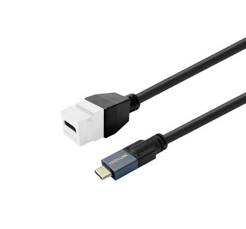 Oem Weiß Vivolink Prokeyusbcfm1w Usb-C-Kabel (Stecker/Buchse), 1 M,