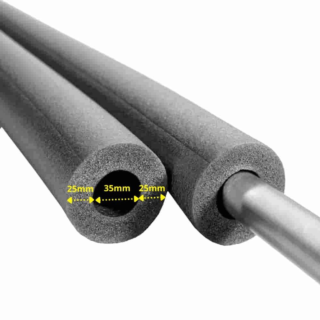 Boni-Shop® Climaflex® 2m Isolierschlauch Ø 35 Mm X 25 Mm Dämmung 50% Geg