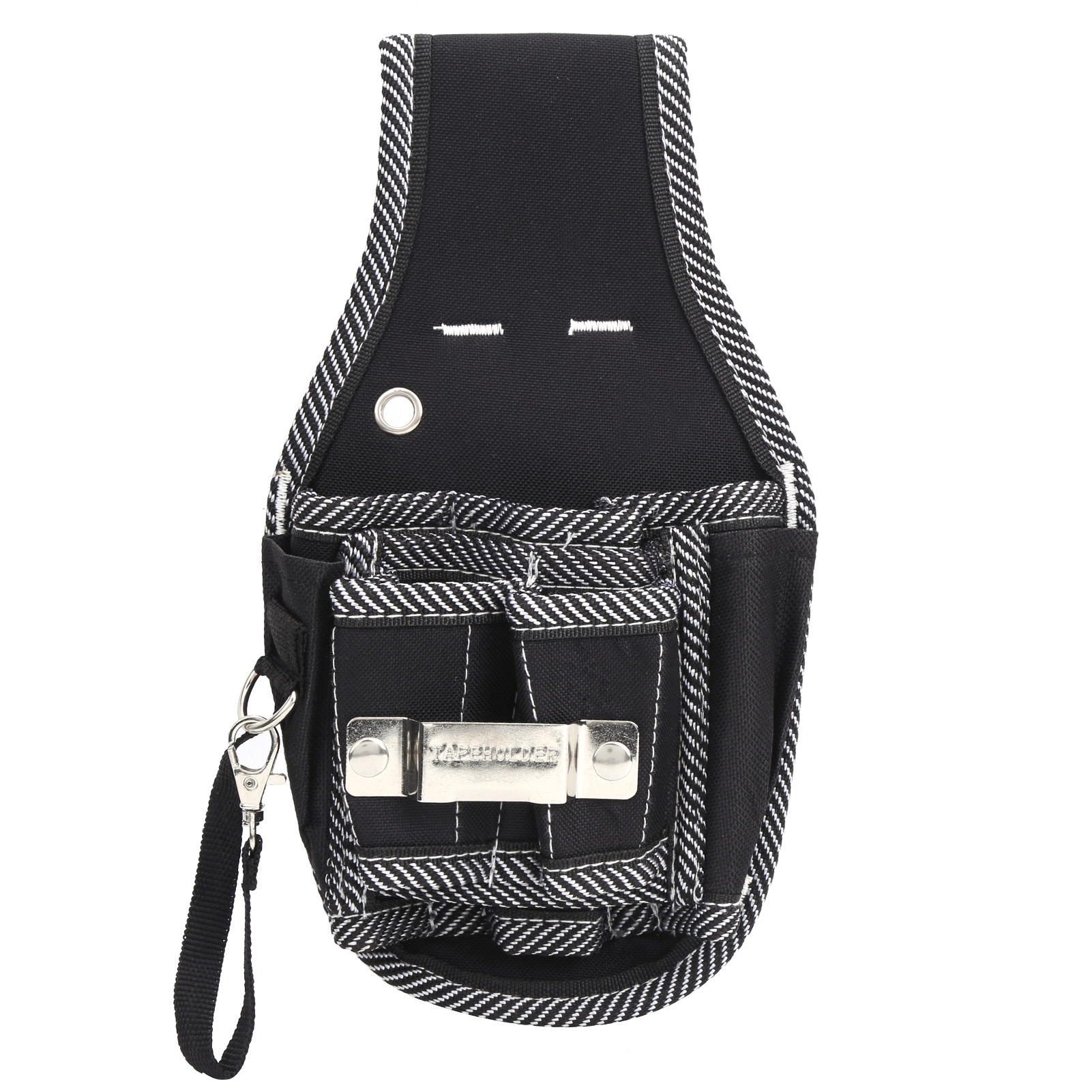 Sacoche de ceinture pour outils, polyester 600D, 9 poches, bord renforcé, 86 g