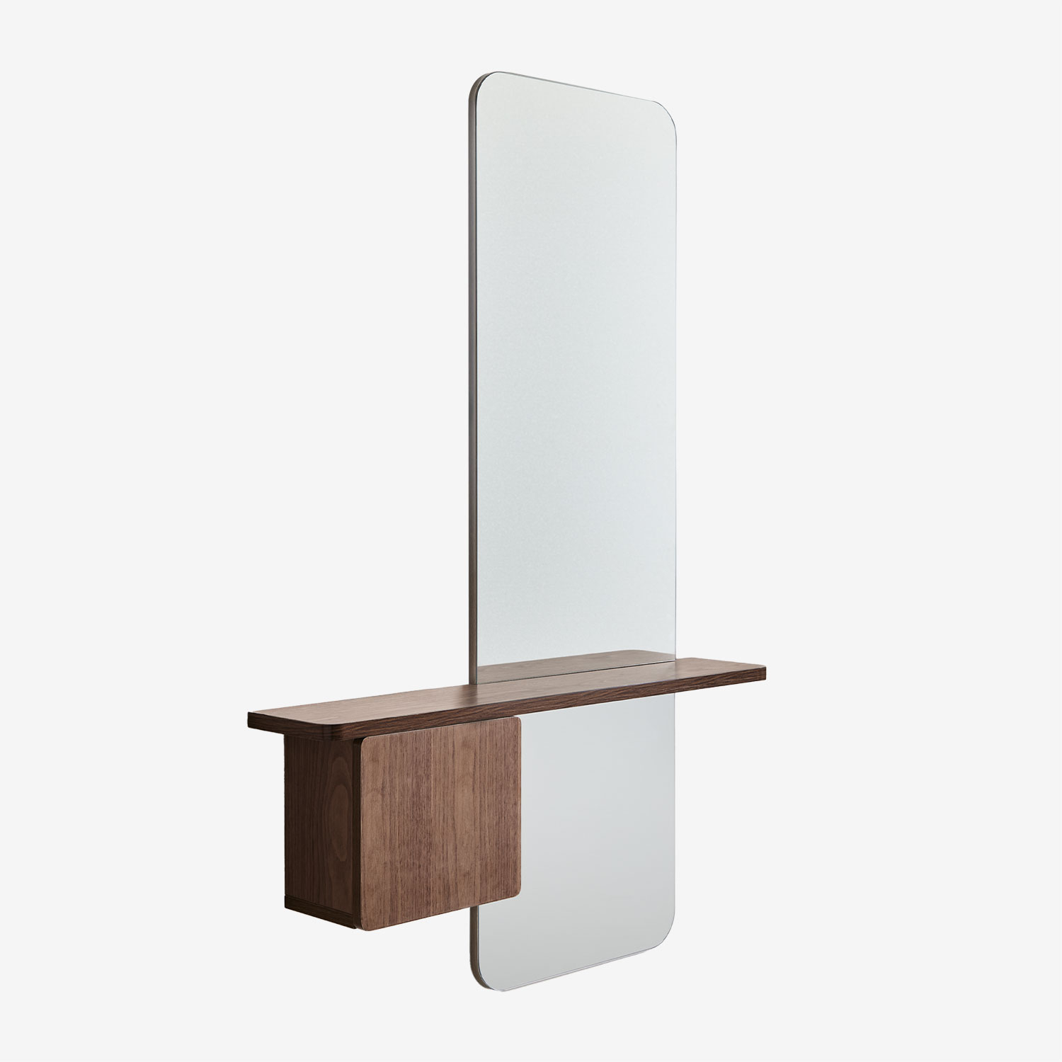 Sklum – Console D'Entrée 80x120 Cm En Mdf Avec Miroir Vertical