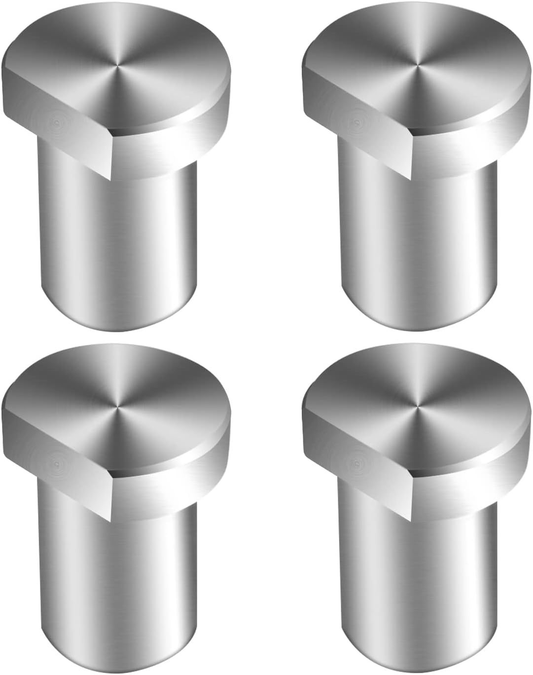 Butoirs d'établi à mortaise pour trous de 20 mm, alliage d'aluminium, lot de 4