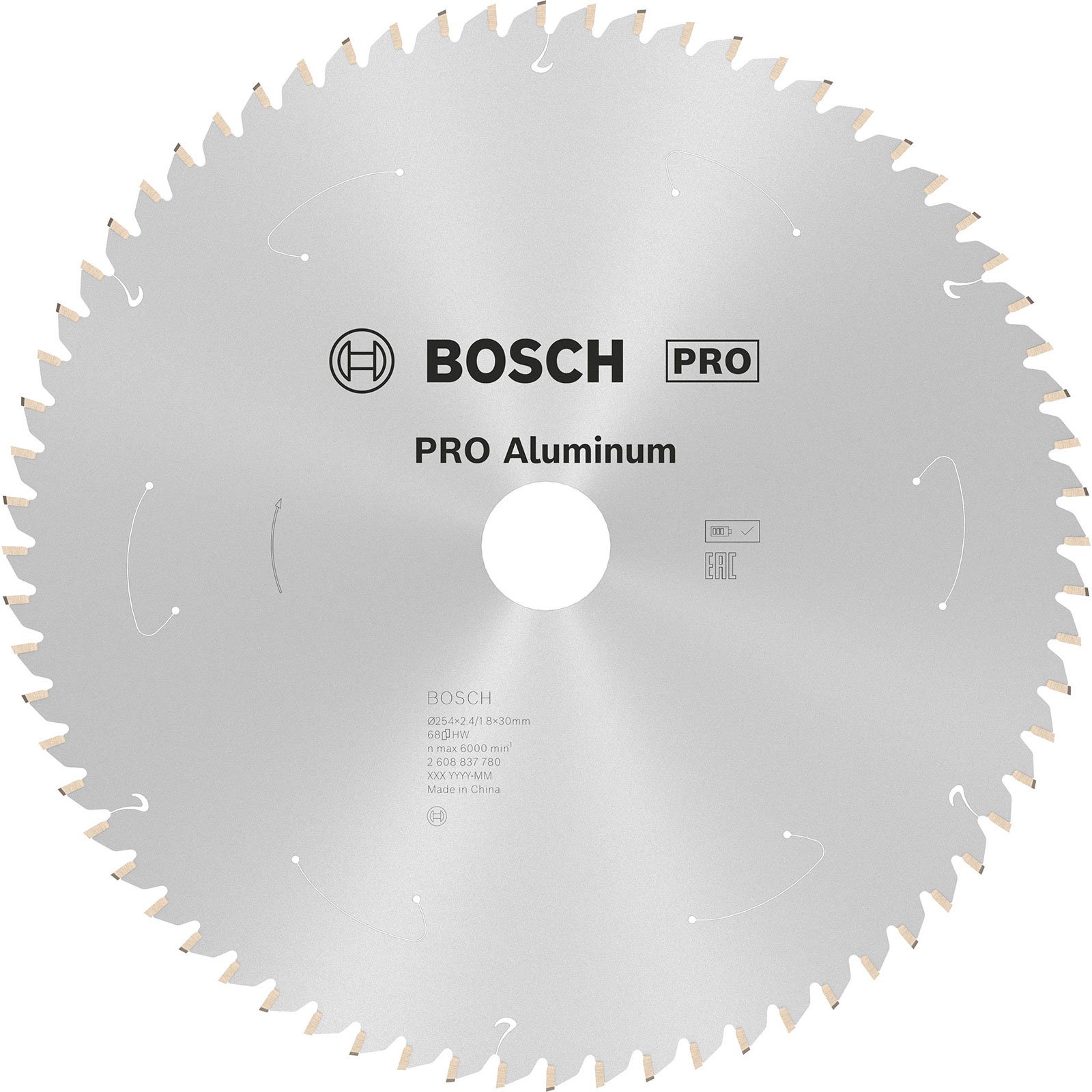 Lame de scie circulaire pour aluminium, Ø254 mm — photo de l’offre ManoMano