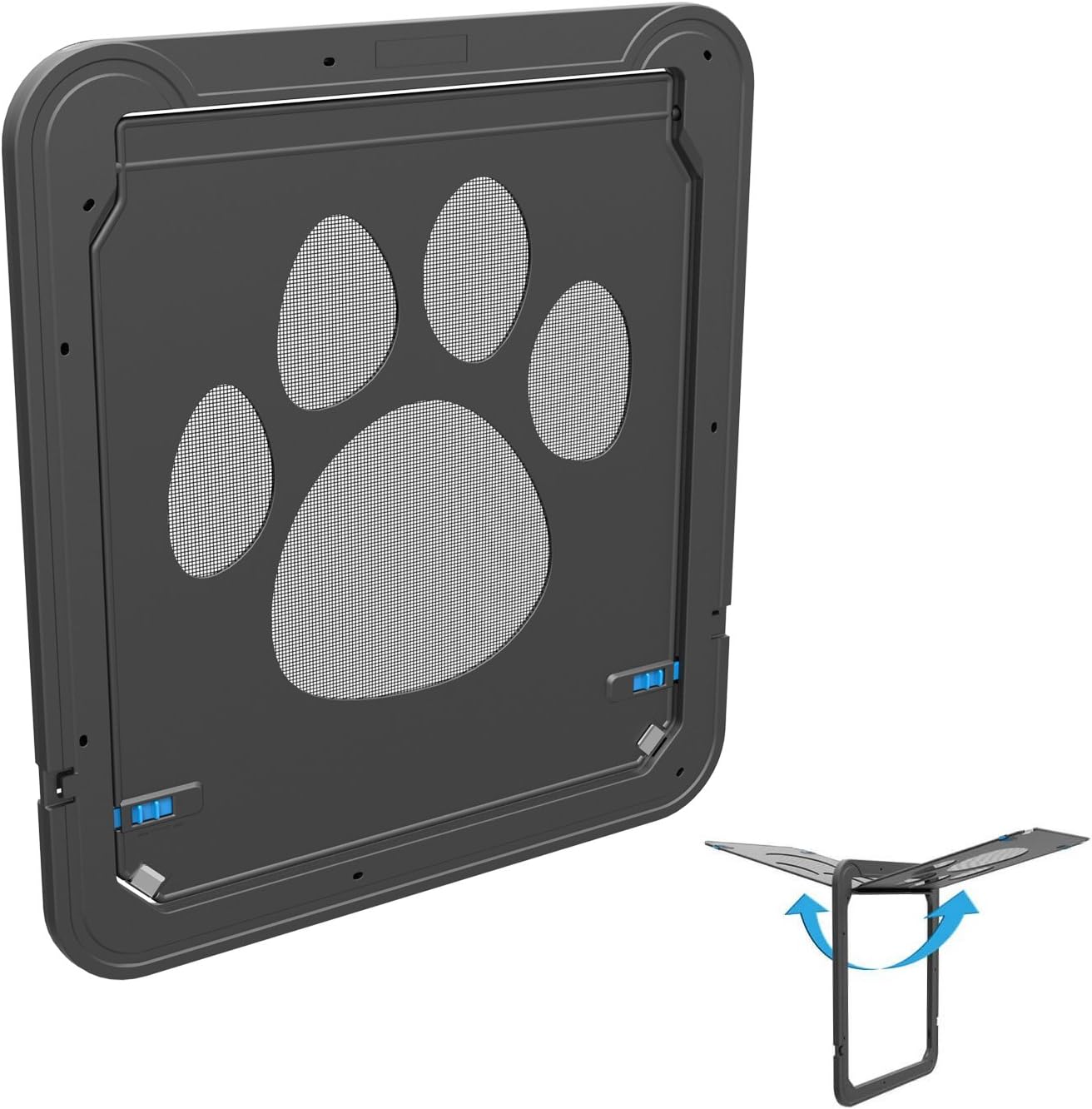 Treetalk Hundeklappe - Abschließbare Haustiertür/katzenklappe (37 X 42 Cm)