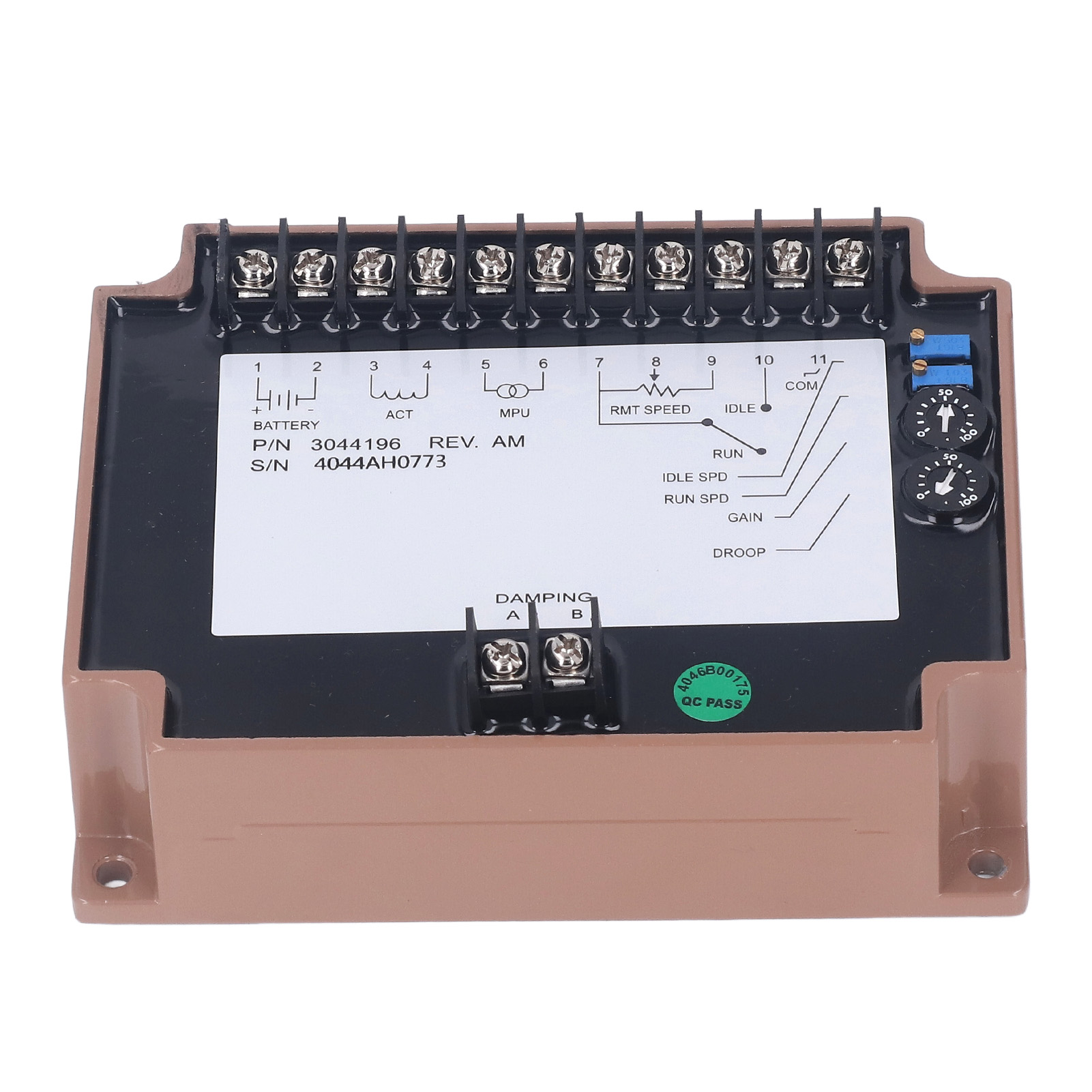 Régulateur de vitesse pour génératrice WINS 3044196, démarrage lent et ralenti, carte de commande 12 V/24 V